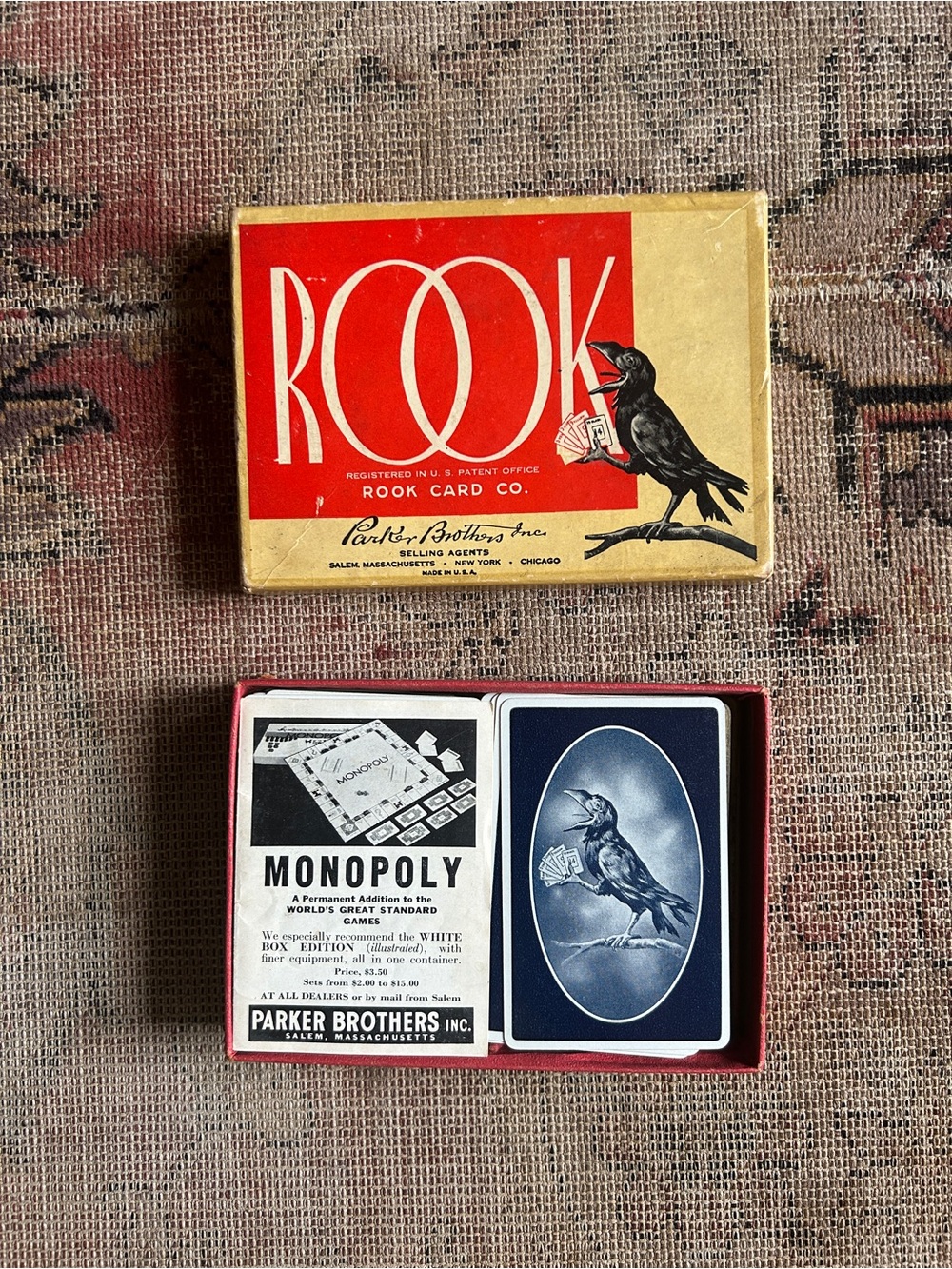 Vintage 1940’s Rook Card Game by Parker Brothers Inc